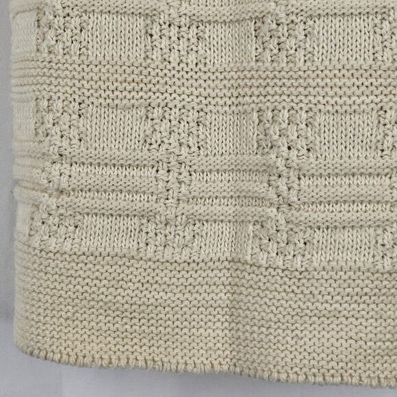 MILRANK MEN’S BEIGE CLASSIC STYLE KNIT SWEATER VEST WITH POCKETS –  SIZE MEDIUM - Picture 5 of 10